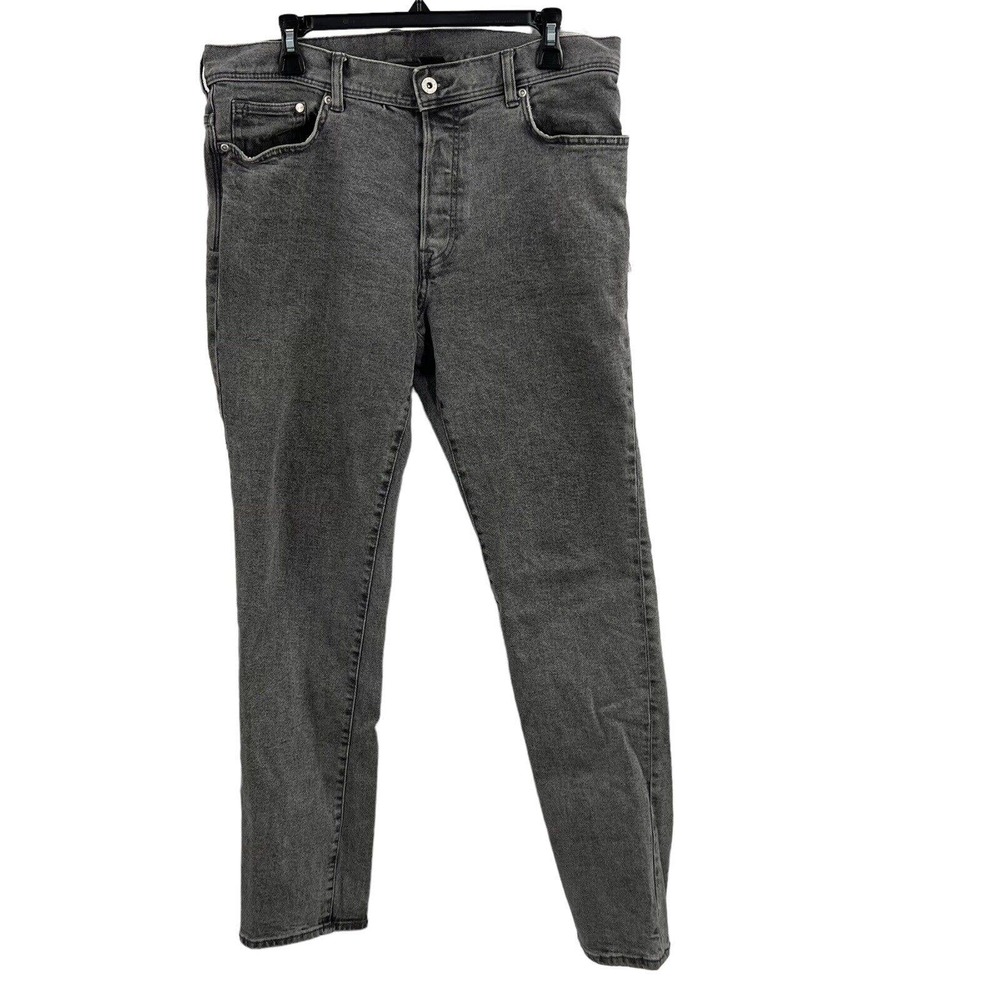 & Denim Light Wash Black Slim‎ Jean Size 34